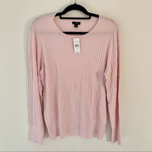 NEW Ann Taylor Factory Pink Sweater, Plus Size XXL